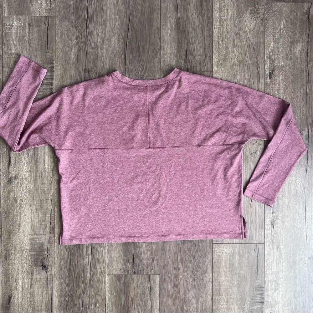 Girlfriend Collective Huckleberry ReSet Long Sleeve Tee - Picture 12 of 13